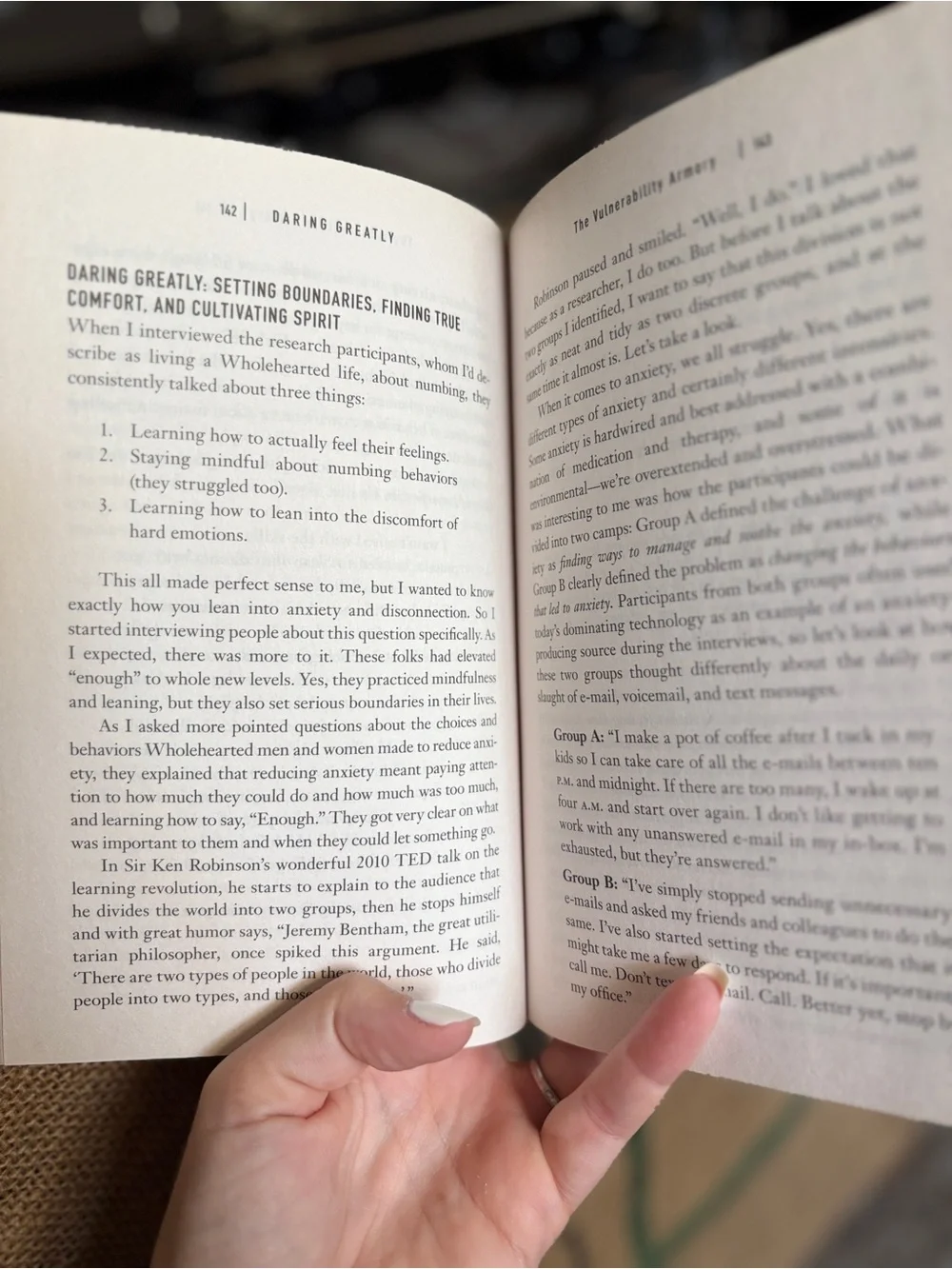 Brown - “Daring Greatly” paperback Book